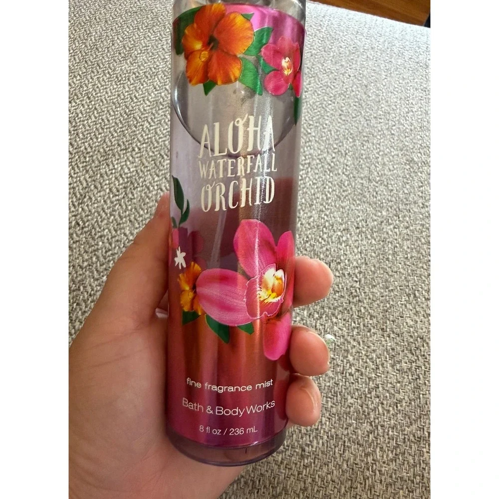 Bath & Body Works 98% FULL Aloha Waterfall Orchid RARE Fine Fragrance‎ Mist